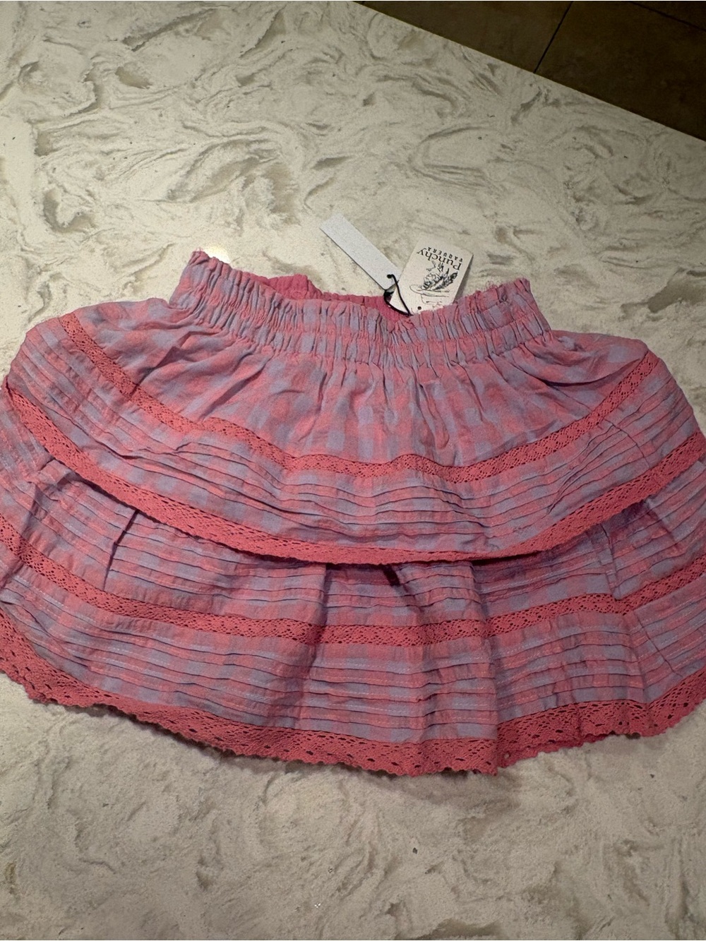 Tiered Pink and Lavender Women’s Skirt